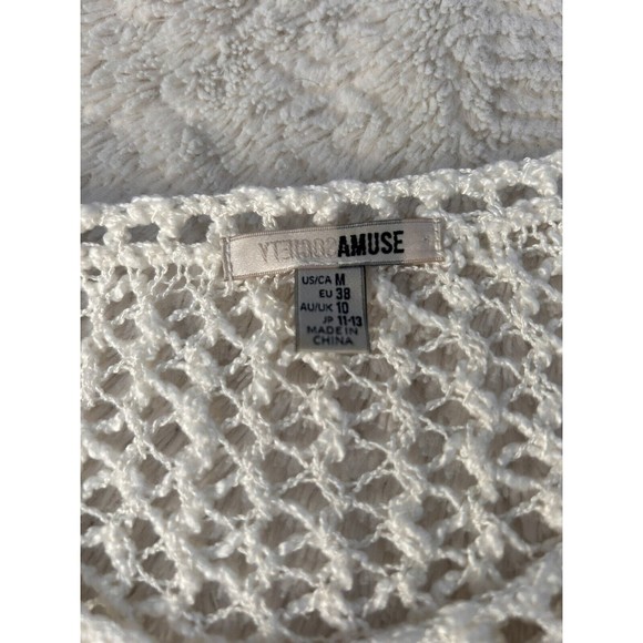 Amuse Society Knitted Sweater Fringe Detailing - Picture 9 of 12